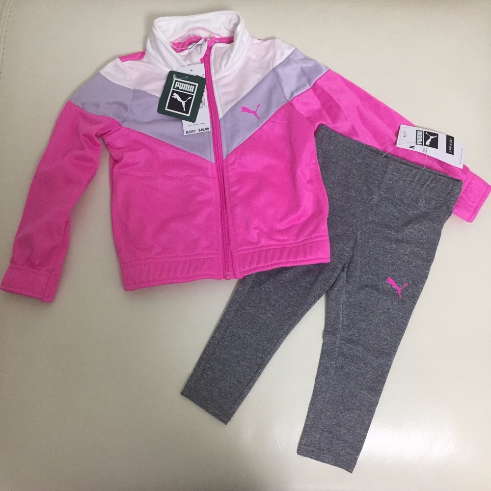 Puma Cute Pink Girl Performance Set 0082